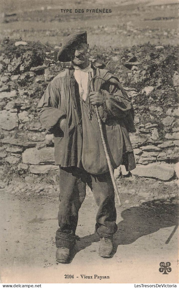 FRANCE - Types Des Pyrénées - Vieux Paysan - Carte Postale Ancienne - Autres & Non Classés