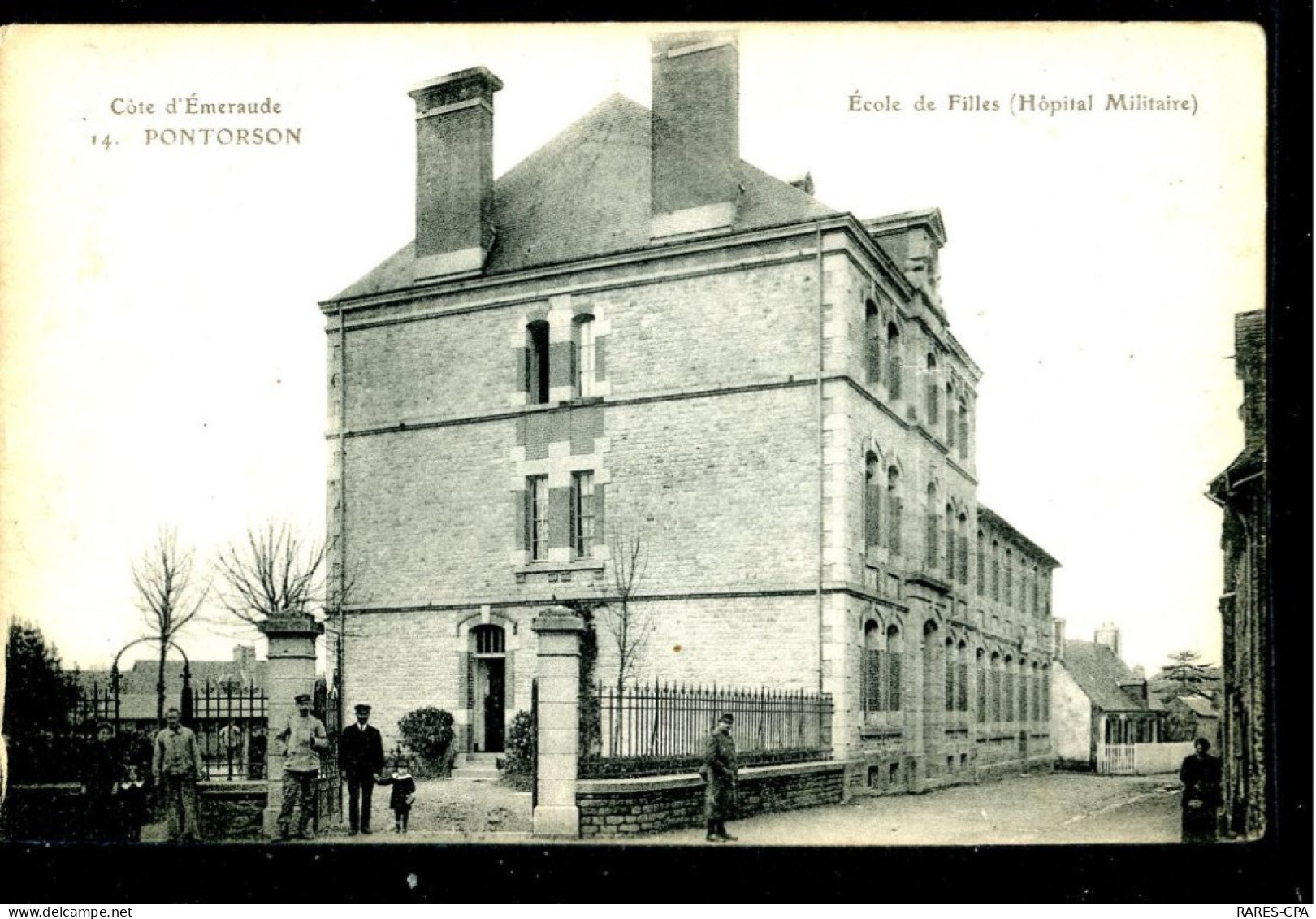 50 PONTORSON - Ecole De Filles ( Hôpital Militaire ) - TTB - Pontorson