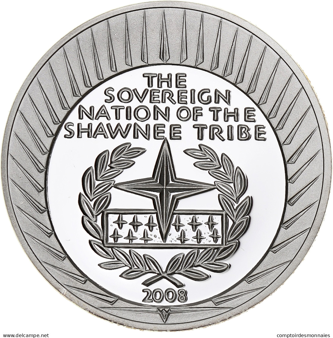 États-Unis, Dollar, The Sovereign Nation Of The Shawnee Tribe, 2008, BE - Commemoratifs