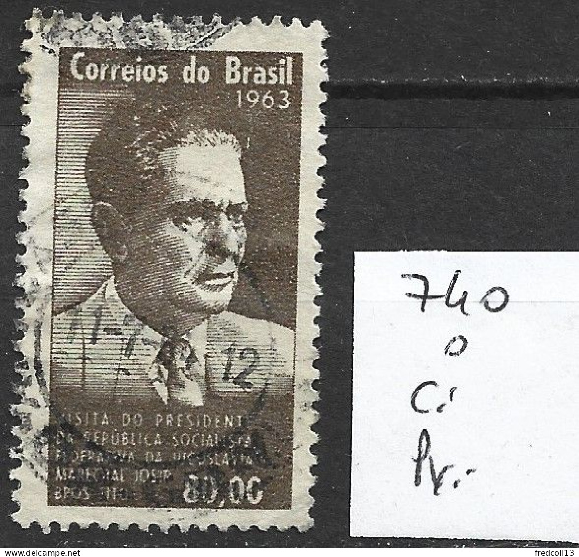 BRESIL 740 Oblitéré Côte 0.50 € - Used Stamps