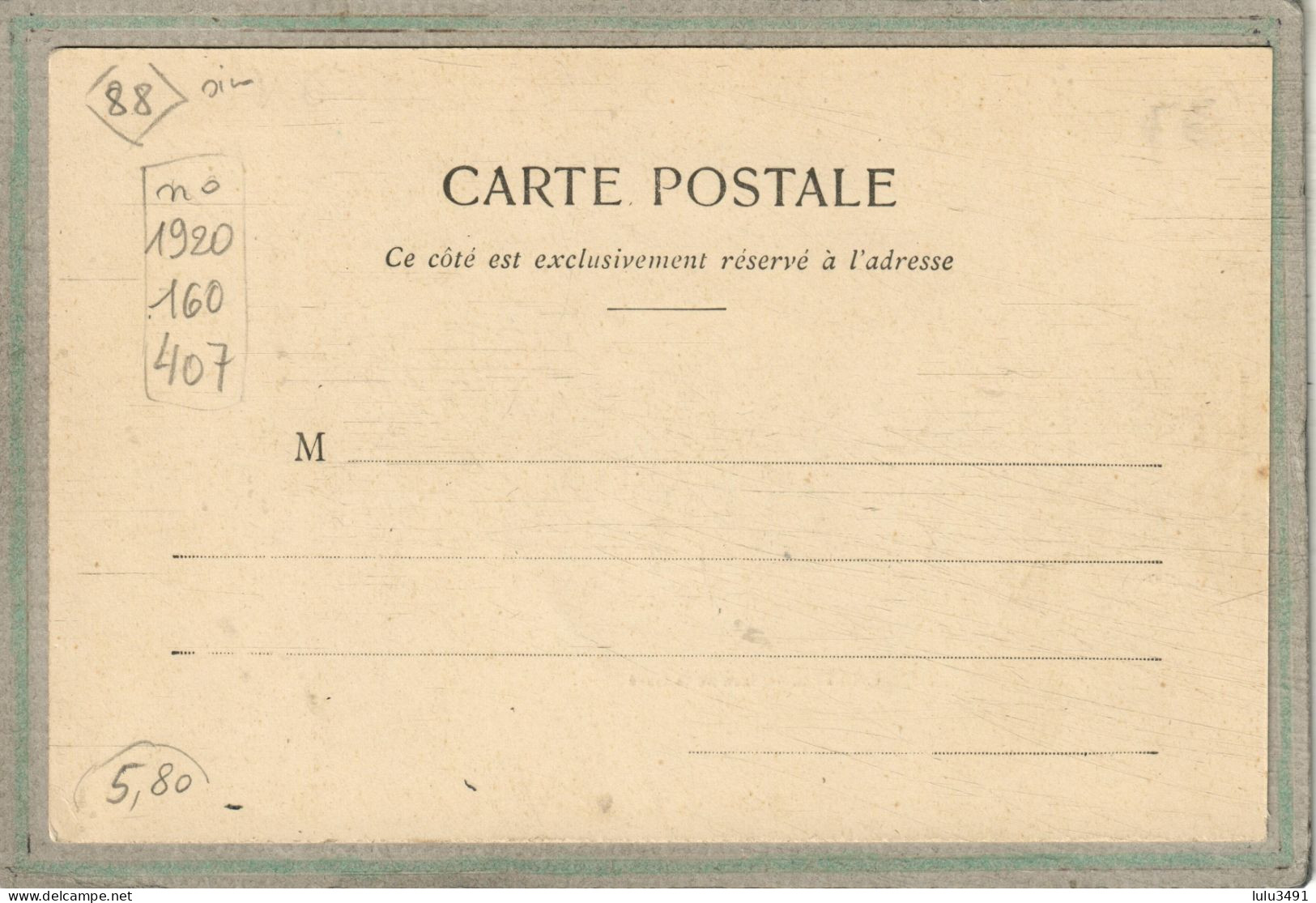 CPA - CHATEL-sur-MOSELLE (88) - Aspect De La Place De La Gare En 1900 - Chatel Sur Moselle