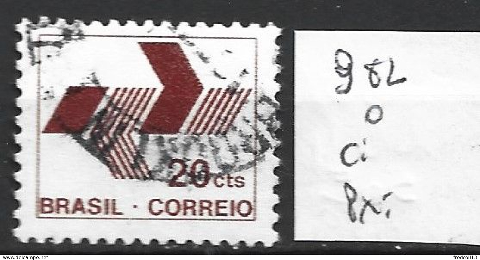 BRESIL 982 Oblitéré Côte 0.15 € - Used Stamps