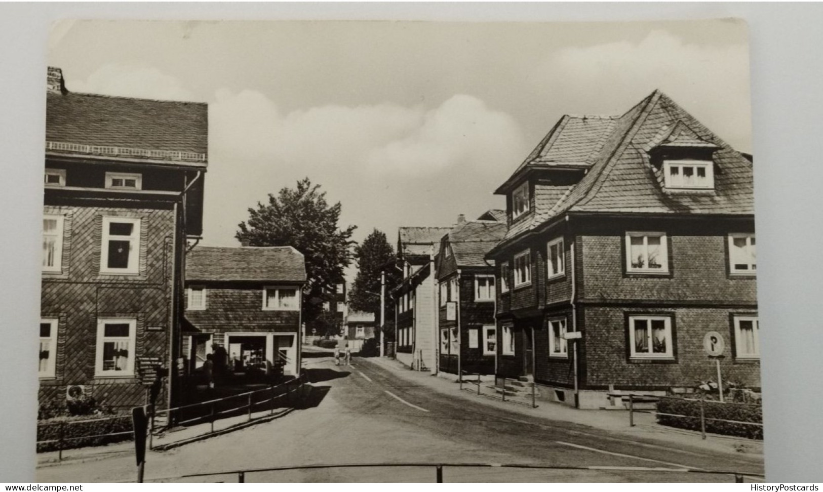 Cursdorf, Thüringer Wald, Straßenszene, DDR, 1977 - Lichtenhain