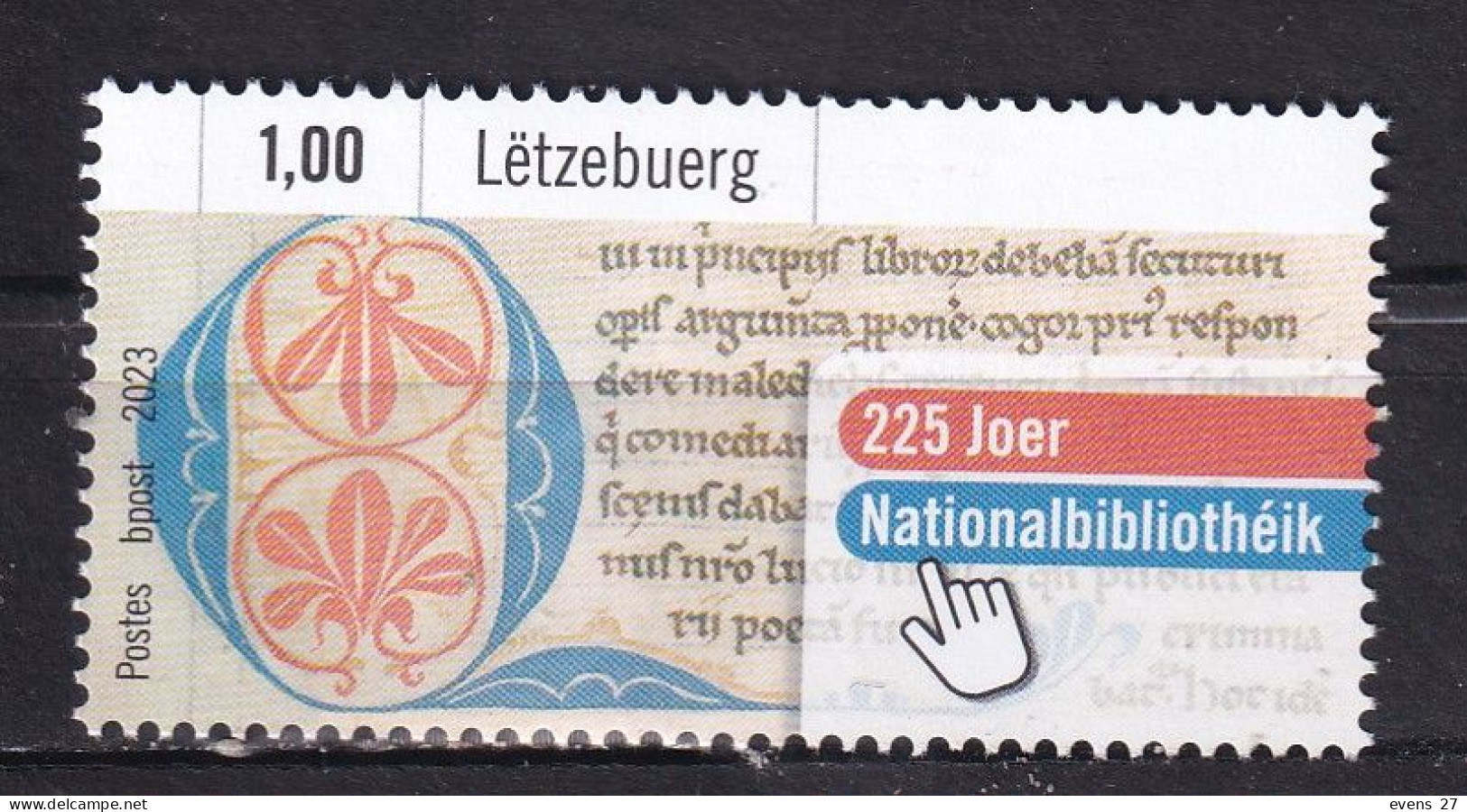 LUXEMBOURG- NATIONAL LIBRARY -2023- MNH. - Unused Stamps