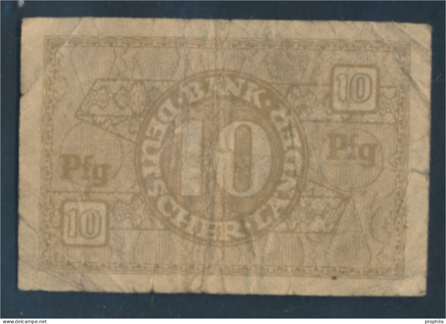 BRD Rosenbg: 251b Gebraucht (III) 1948 10 Pfennig (10288365 - 10 Pfennig