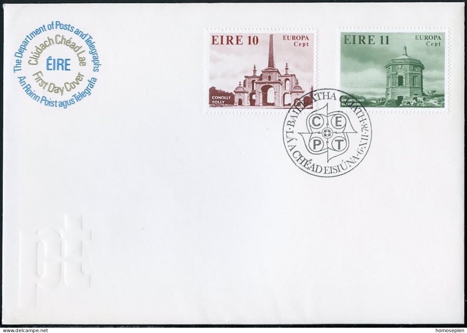 Europa CEPT 1978 Irlande - Ireland - Irland FDC3 Y&T N°394 à 395 - Michel N°391 à 392 - 1978