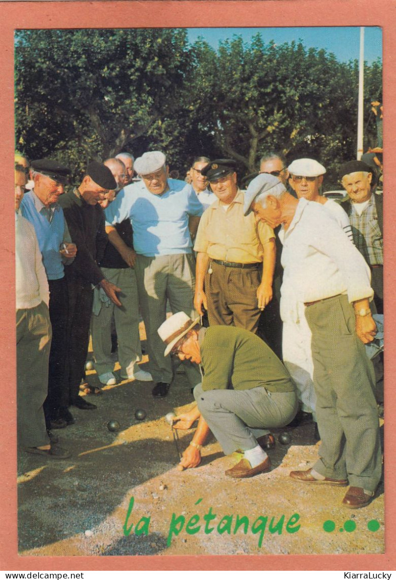 LA PARTIE DE PETANQUE - AU SOLEIL DE LA COTE D'AZUR - ECRITE - Pétanque