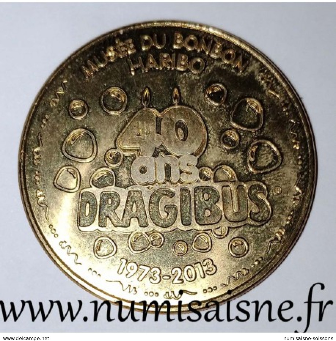 30 - UZES - HARIBO - 40 ANS - DRAGIBUS - Monnaie De Paris - 2013 - - 2013