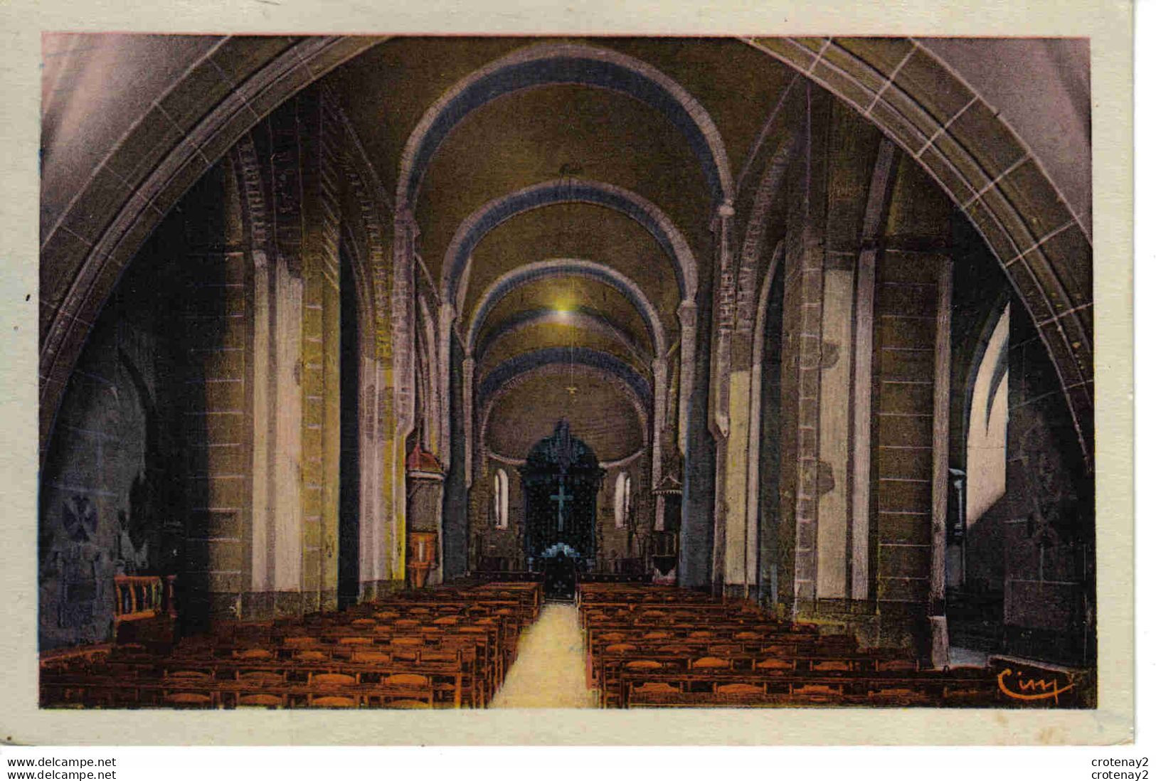 66 ELNE Intérieur De L'Eglise VOIR DOS - Elne