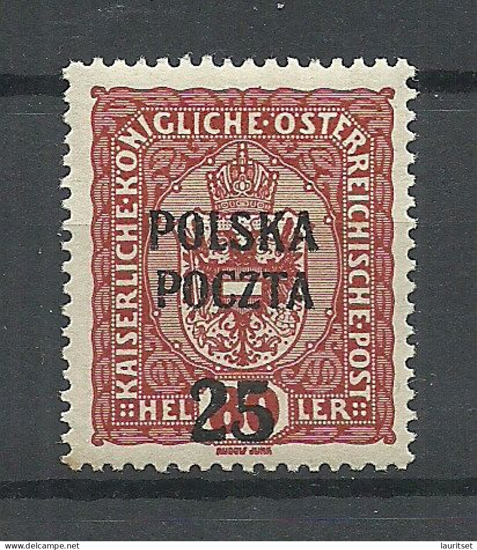 POLEN Poland 1918 Michel 48 * Freimarke Für Krakow Krakau - Nuovi