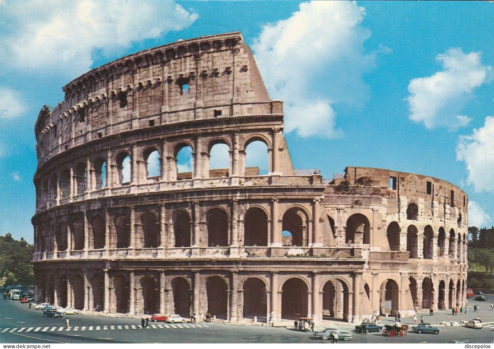 U4520 Roma - Colosseo O Anfiteatro Flavio - Auto Cars Voitures / Viaggiata 1968 - Colosseo