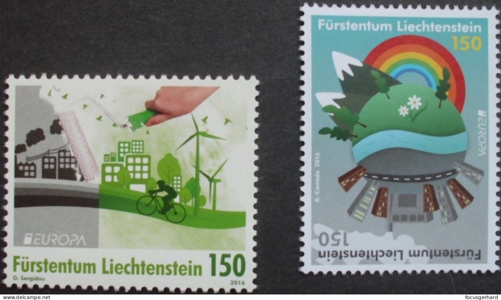Liechtenstein    Europa Cept     Umweltbewusst Leben  2016    ** - 2016