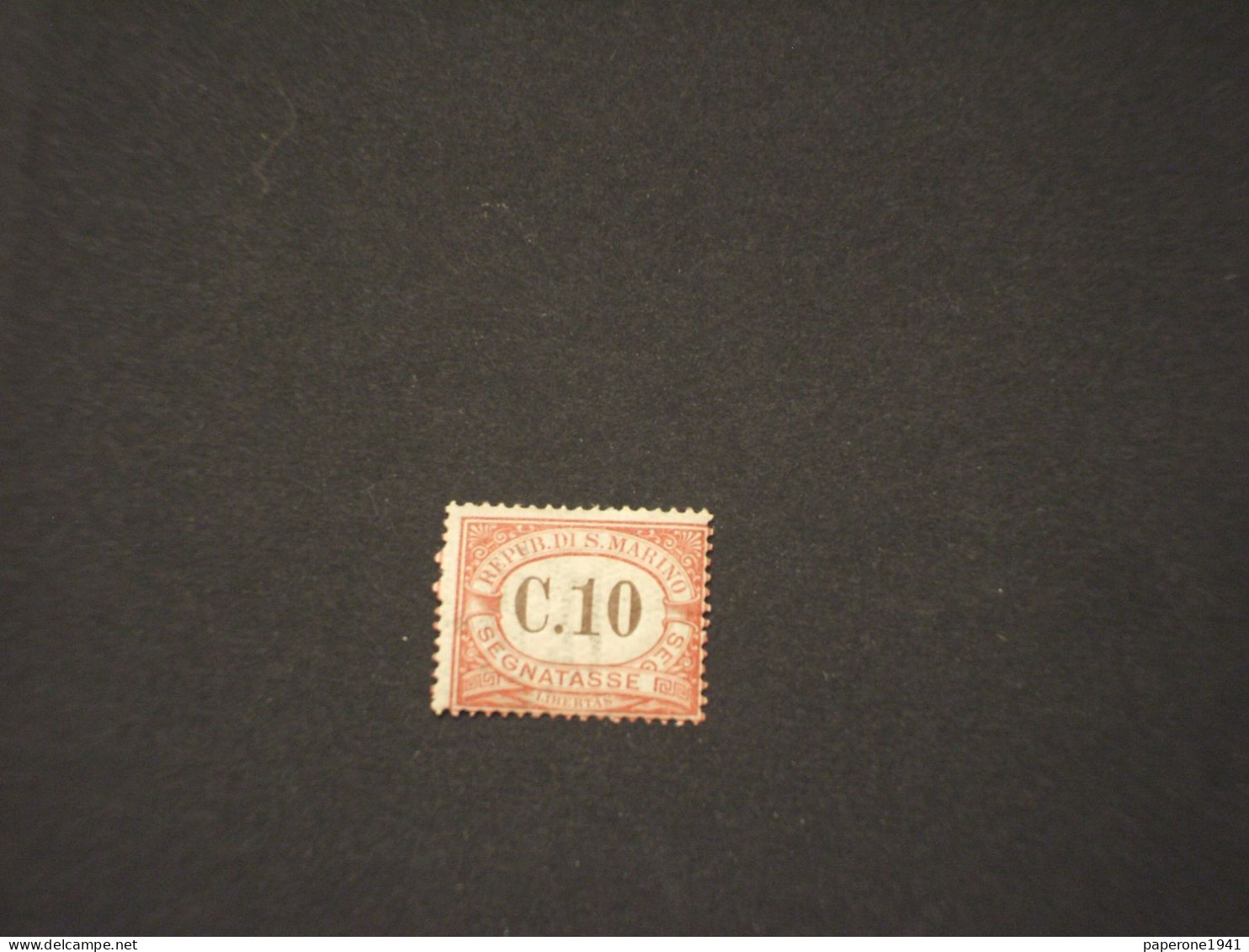 SAN MARINO - TASSE - 1924 CIFRA 10 C. - NUOVO(++) - Timbres-taxe