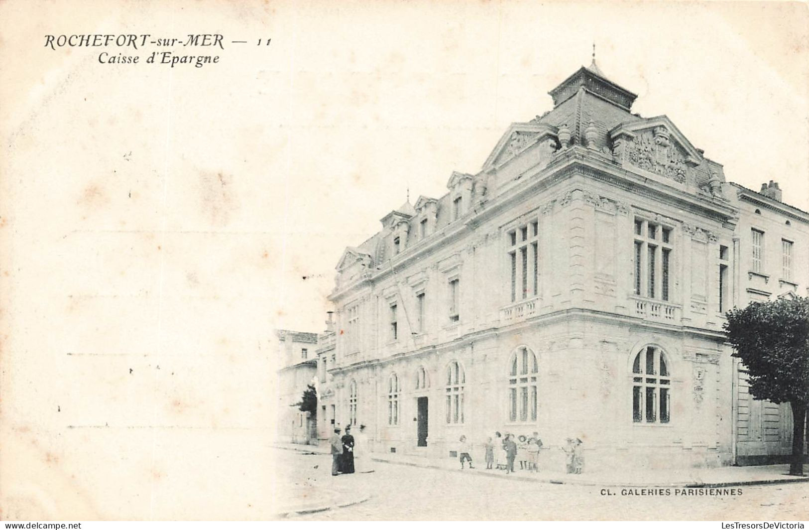 FRANCE - Rochefort Sur Mer - Vue Générale De La Caisse D'épargne - Carte Postale Ancienne - Rochefort