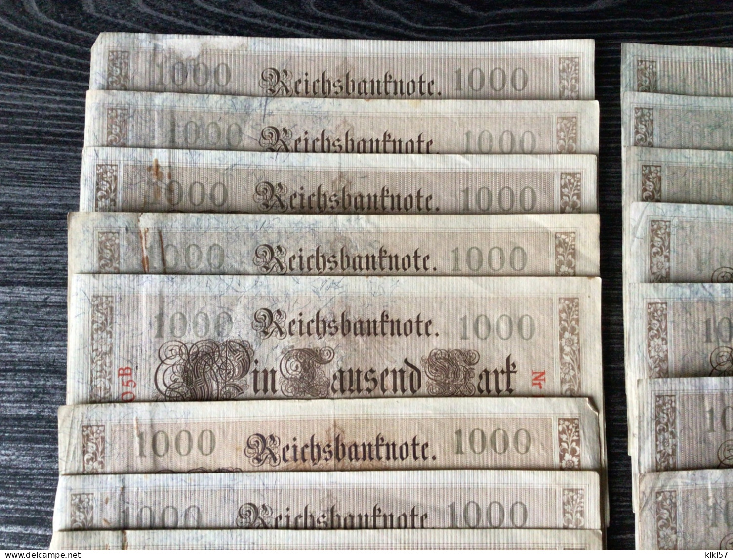 ALLEMAGNE Lot De 17 Billets De 1000 Marks 1910 - 1.000 Mark