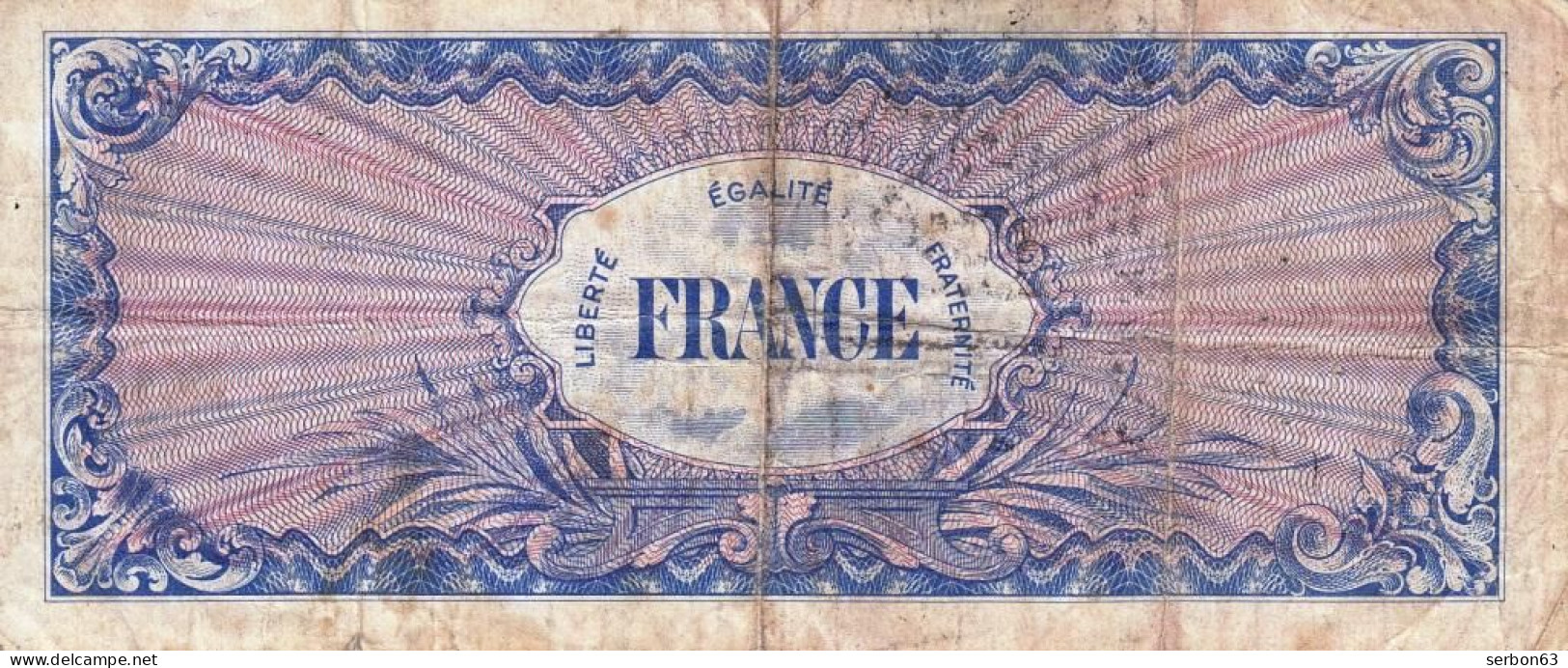 50 FRANCS VERSO FRANCE TYPE 1945 N° 01306885 SANS N° DE SÉRIE BILLET DU TRÉSOR VENDU EN L'ETAT IMPRESSION AMÉRICAINE - 1945 Verso France