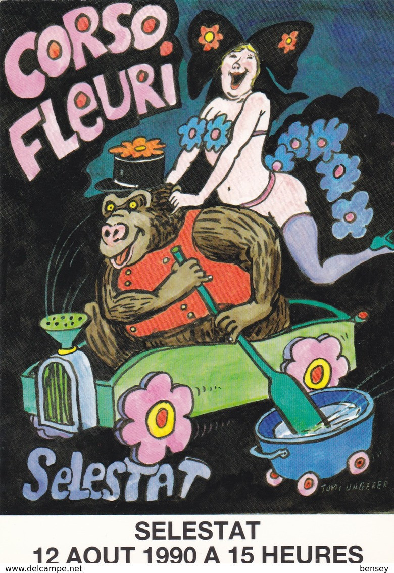 Tomi Ungerer , Corso Fleuri De Selestat , Humour , érotique , 1990 - Ungerer