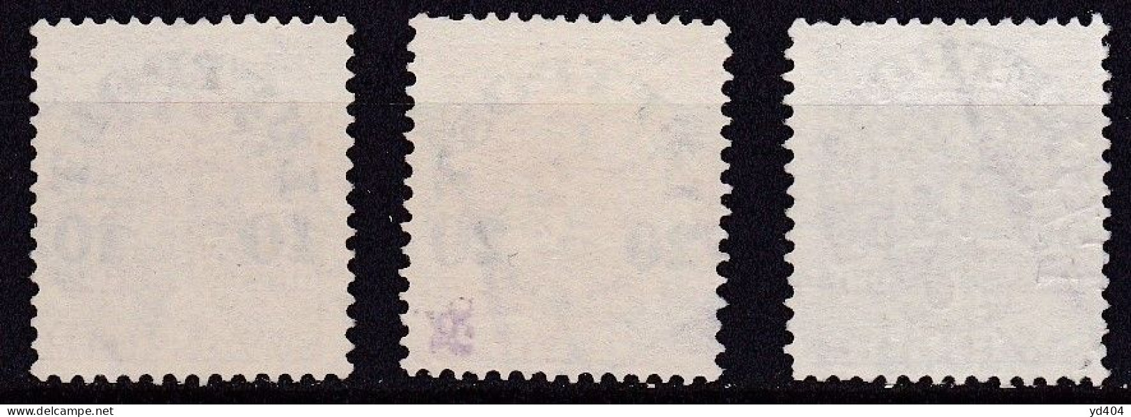 SE608 – SUEDE – SWEDEN – 1920 – OFFICIAL STAMPS OVERPRINTED – Y&T 1/3 USED 51 € - Gebruikt