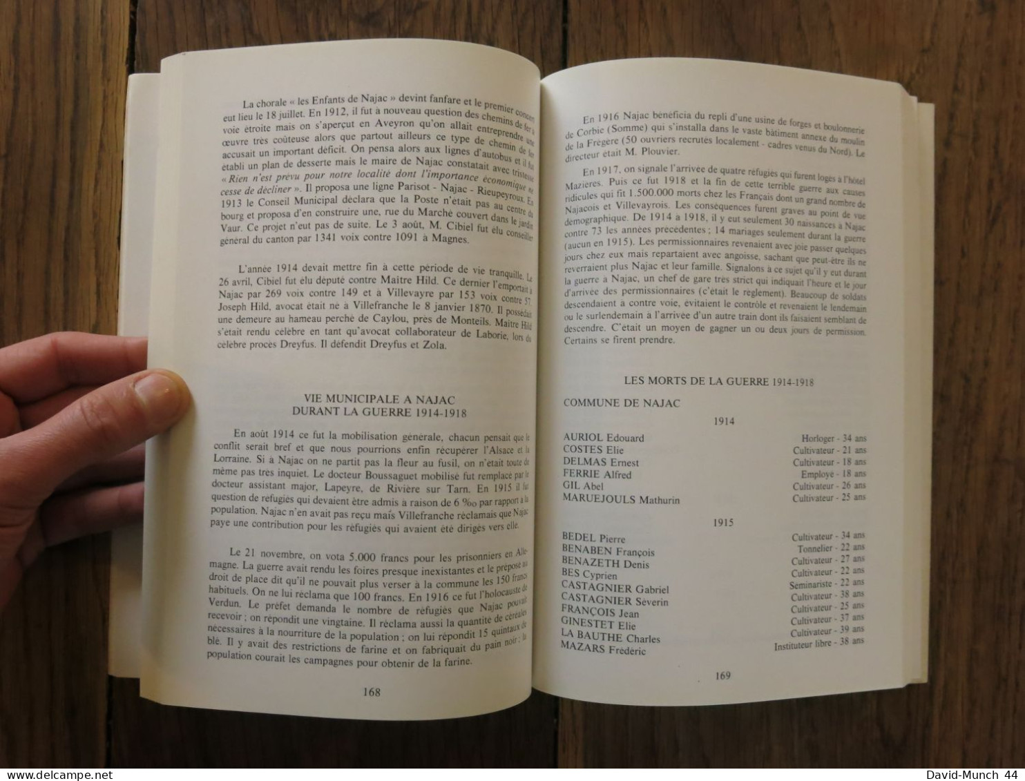 Najac en Rouergue. 1000 ans d'histoire et de vie économique de Marcel Gauchy. 1982