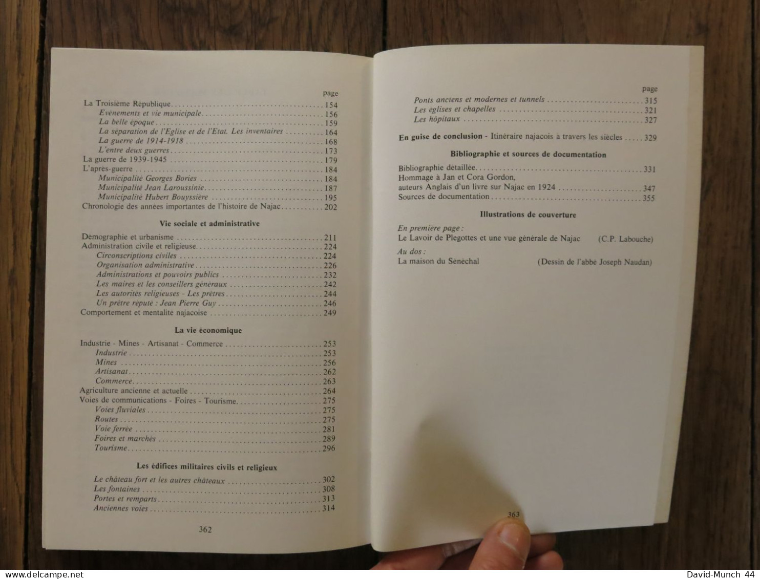 Najac en Rouergue. 1000 ans d'histoire et de vie économique de Marcel Gauchy. 1982