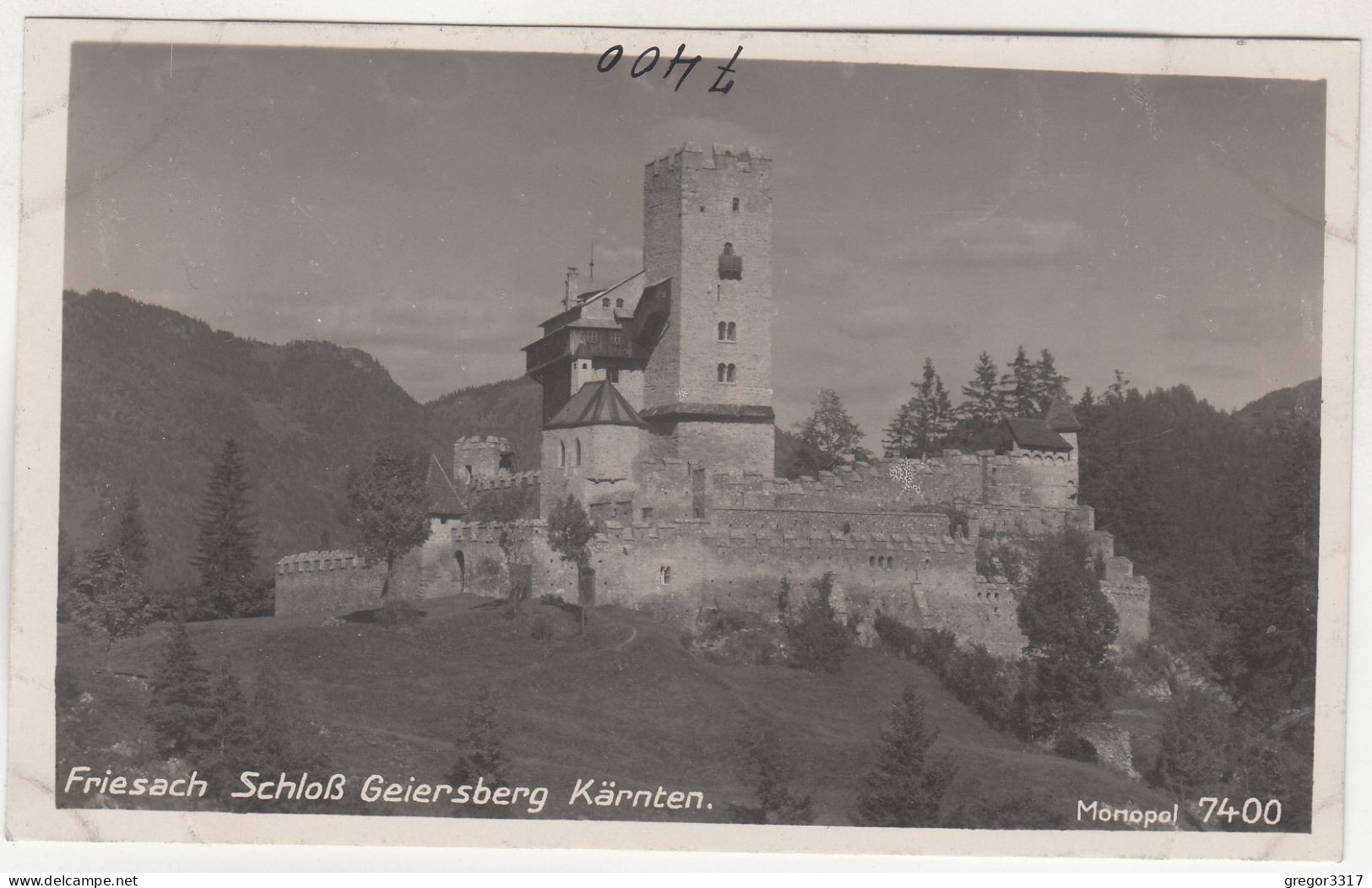 D9952) FRIESACH - Schloß GEIERSBERG - Kärnten - Tolle Monopol FOTO AK 7400 - Alt !! - Friesach