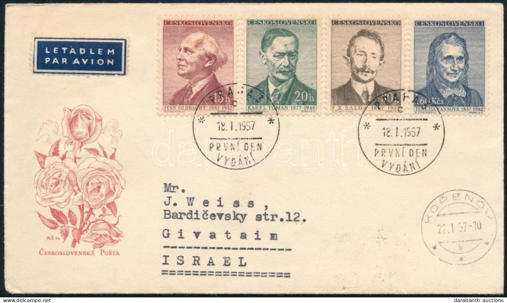Csehszlovákia 1957 - Andere & Zonder Classificatie