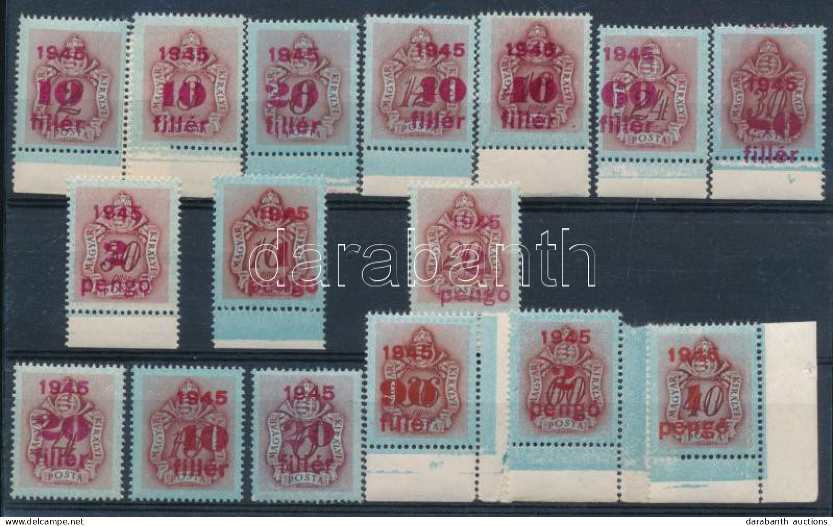 ** 1945 Kisegítő Portó Teljes Sor MBK 165-180 (4.300) - Other & Unclassified