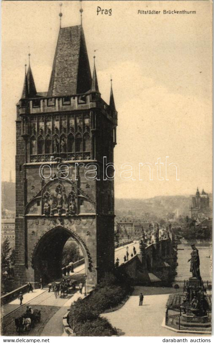 ** T2 Praha, Prague, Prag; Altstädter Brückenturm / Old Town, Bridge Tower And Gate - Unclassified