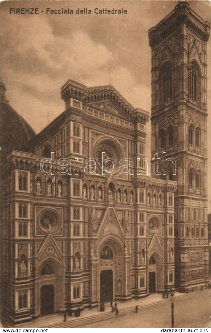 ** T2/T3 Firenze, Florence; Facciata Della Cattedrale / Facade Of The Cathedral (EK) - Zonder Classificatie