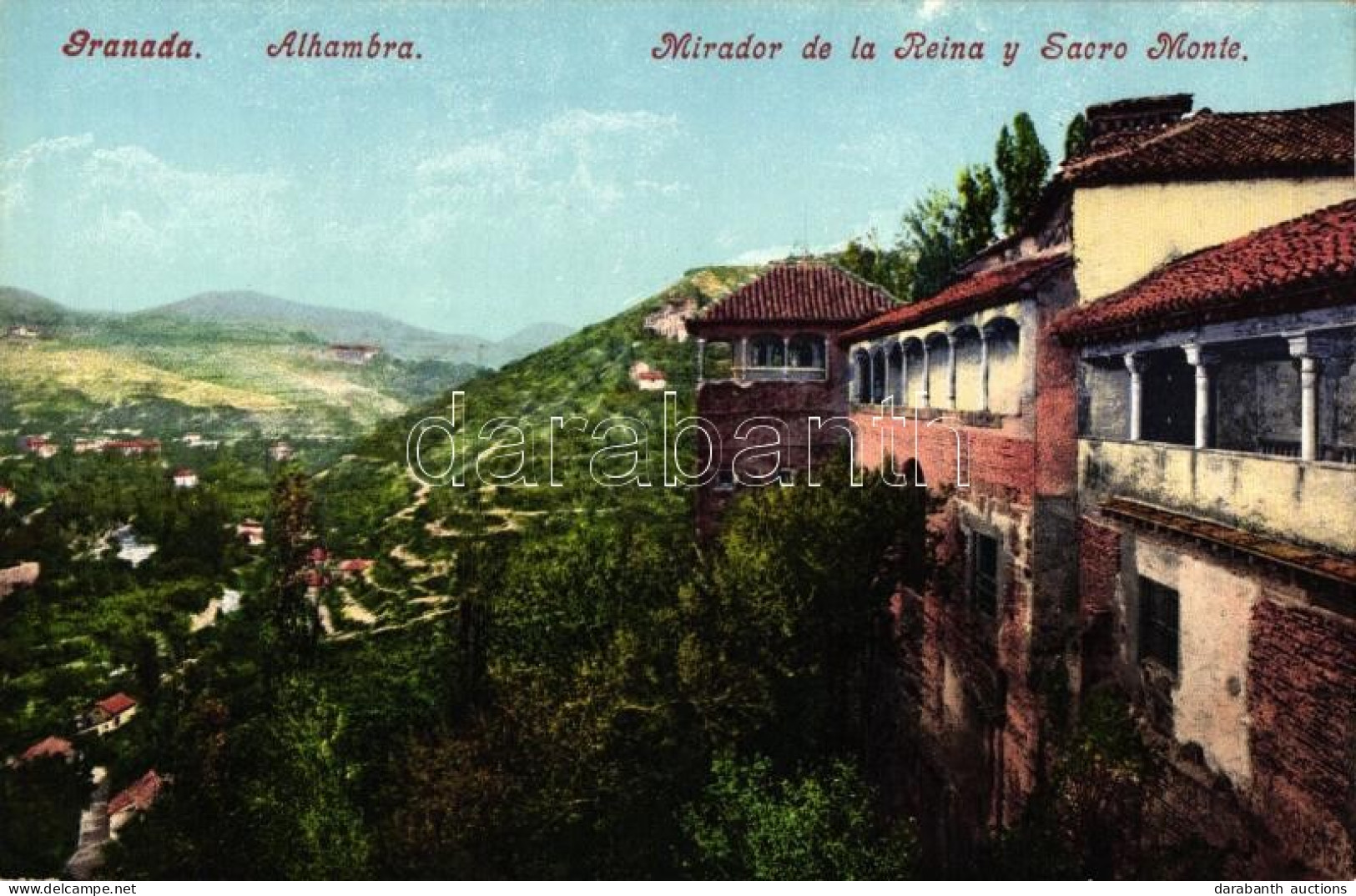 ** T1 Granada, Alhambra; Mirador De La Reina Y Sacro Monte - Zonder Classificatie