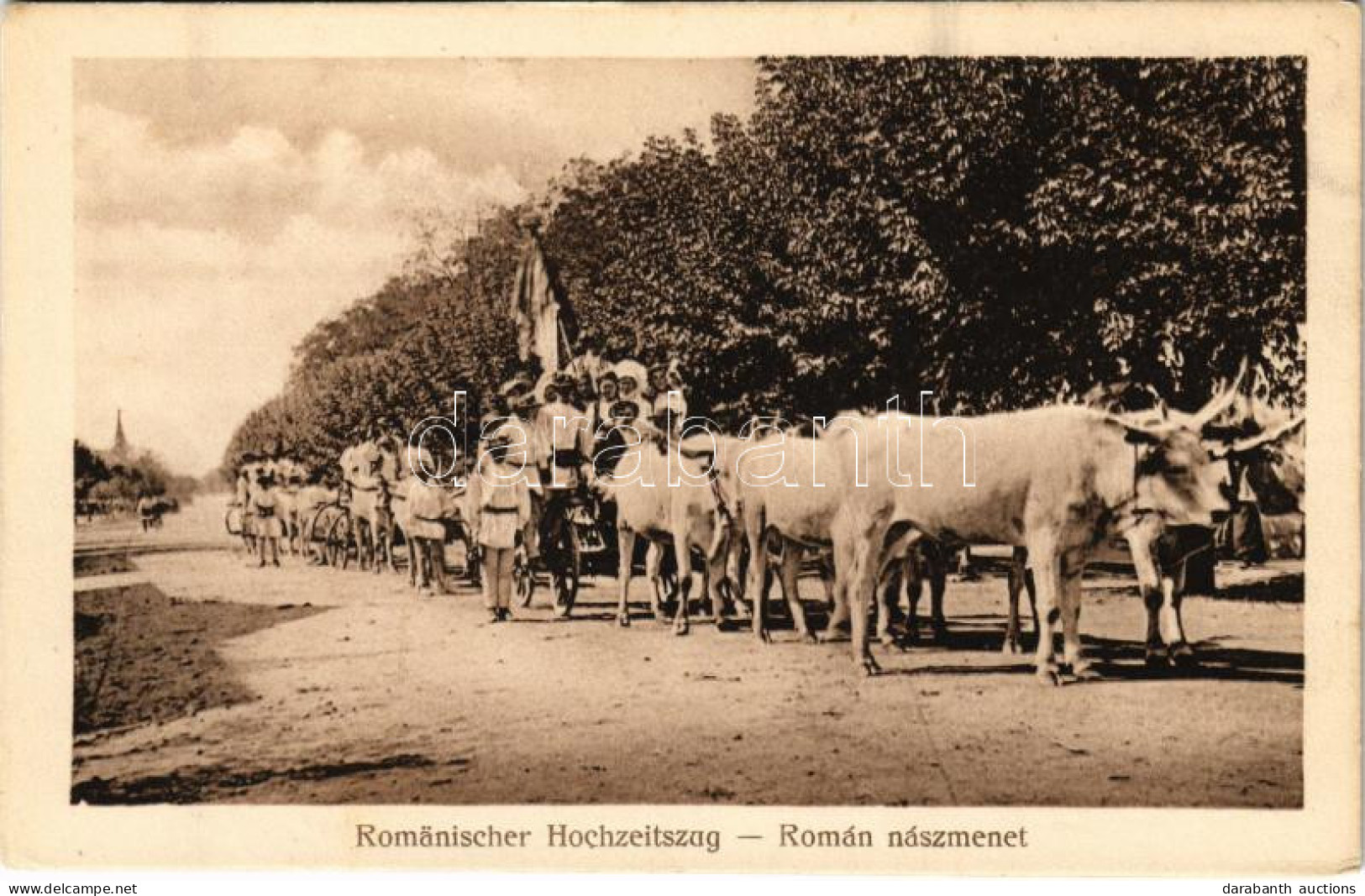 ** T2/T3 Román Nászmenet, Erdéyi Folklór. Kunstanstalt Jos. Drotleff / Romänischer Hochzeitung / Transylvanian Folklore, - Zonder Classificatie