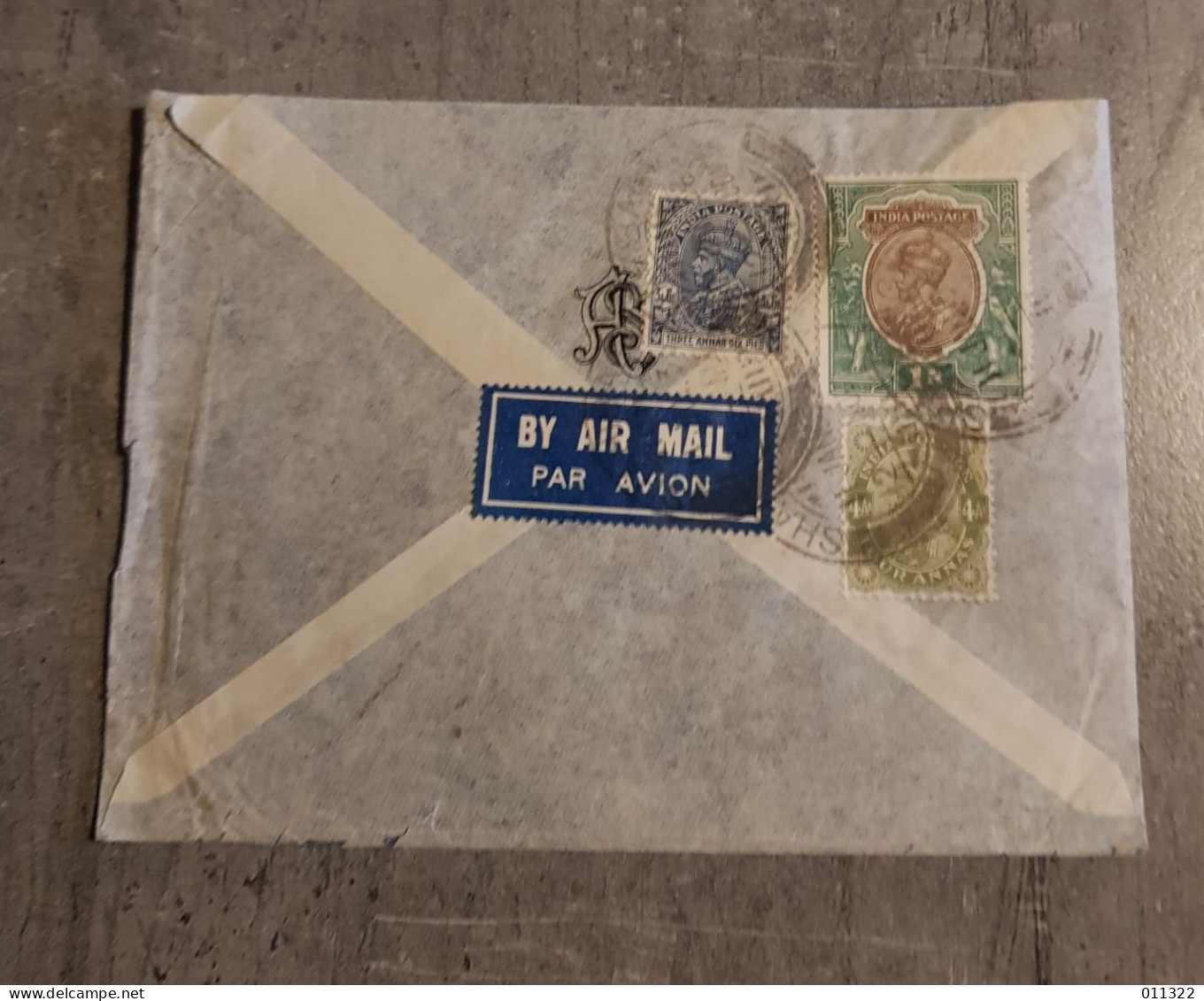 INDIA AIRMAIL PAR AVION COVER CIRCULED SEND TO GERMANY - Corréo Aéreo