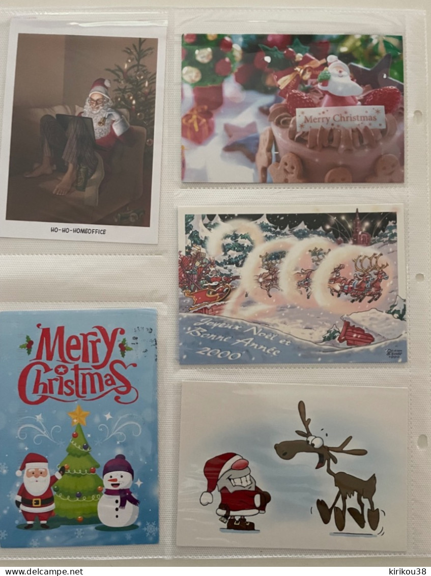 Lot De 20 Cartes Postales Du Monde Thème Le Père Noel - Collections & Lots