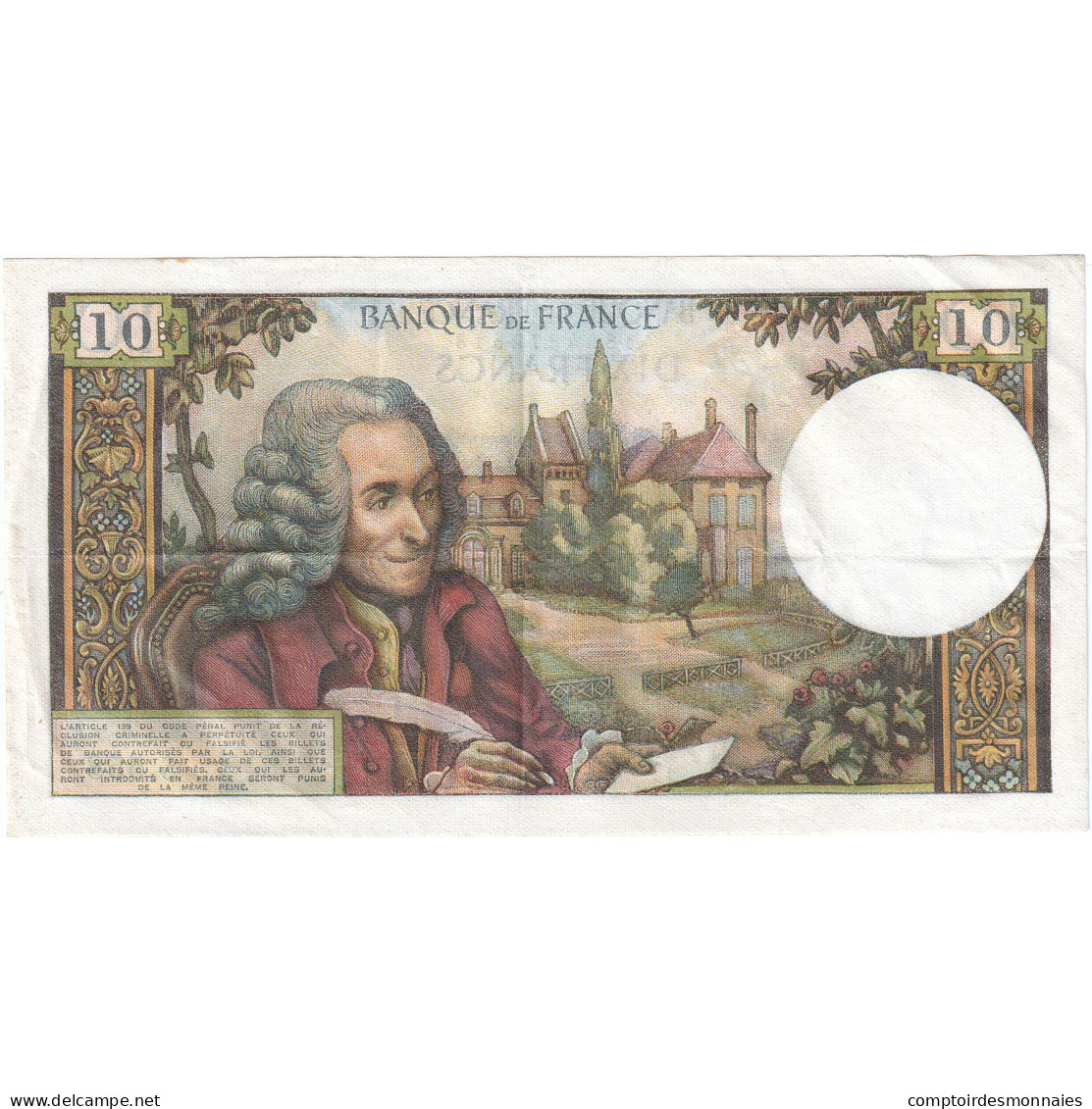 France, 10 Francs, Voltaire, 1970, S.558, SUP, Fayette:62.42, KM:147c - 10 F 1963-1973 ''Voltaire''