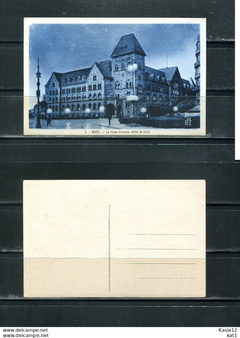 K14424)Ansichtskarte: Metz, Hauptpost - Lothringen