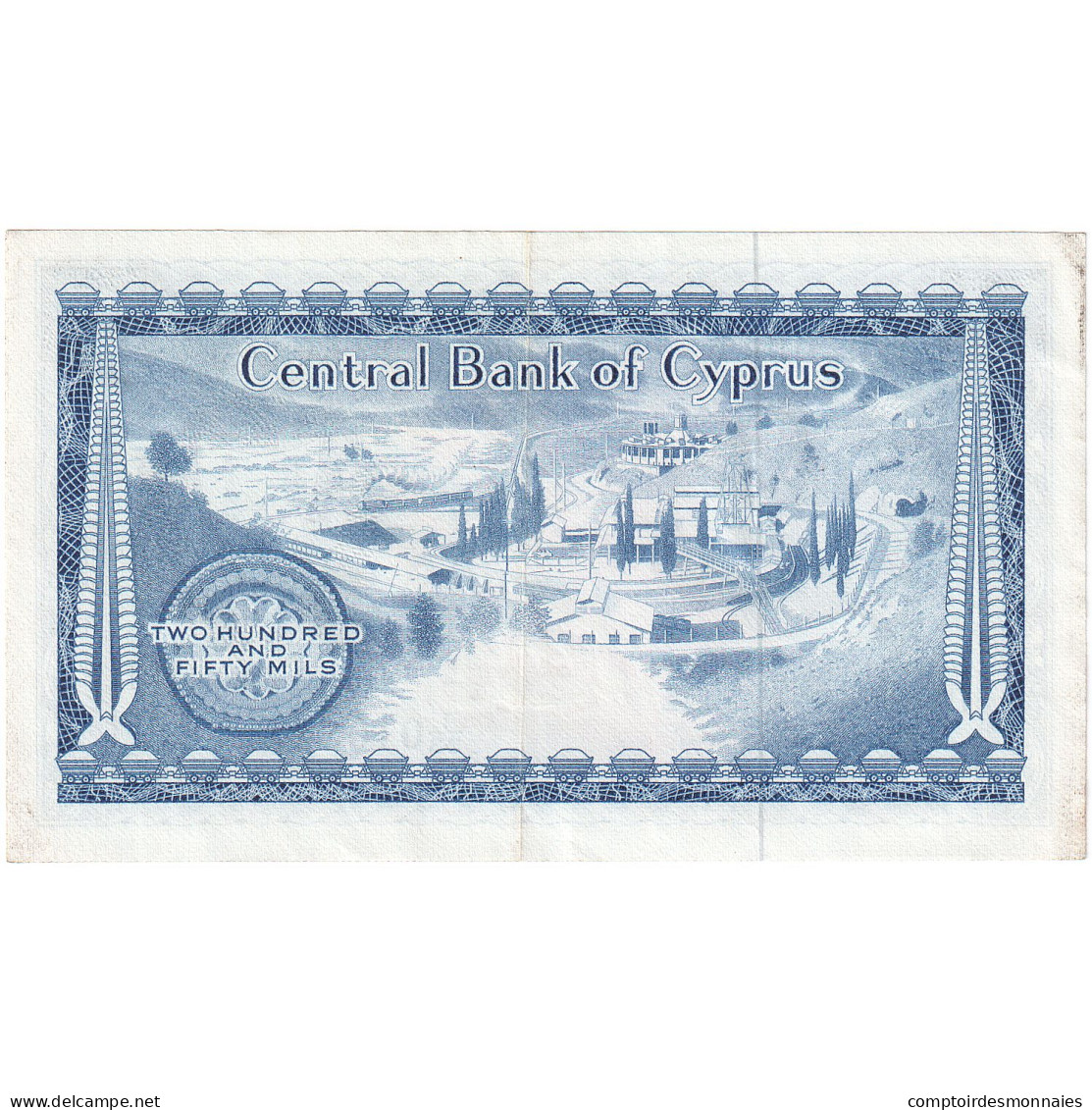 Chypre, 250 Mils, 1972-06-01, SUP - Cyprus