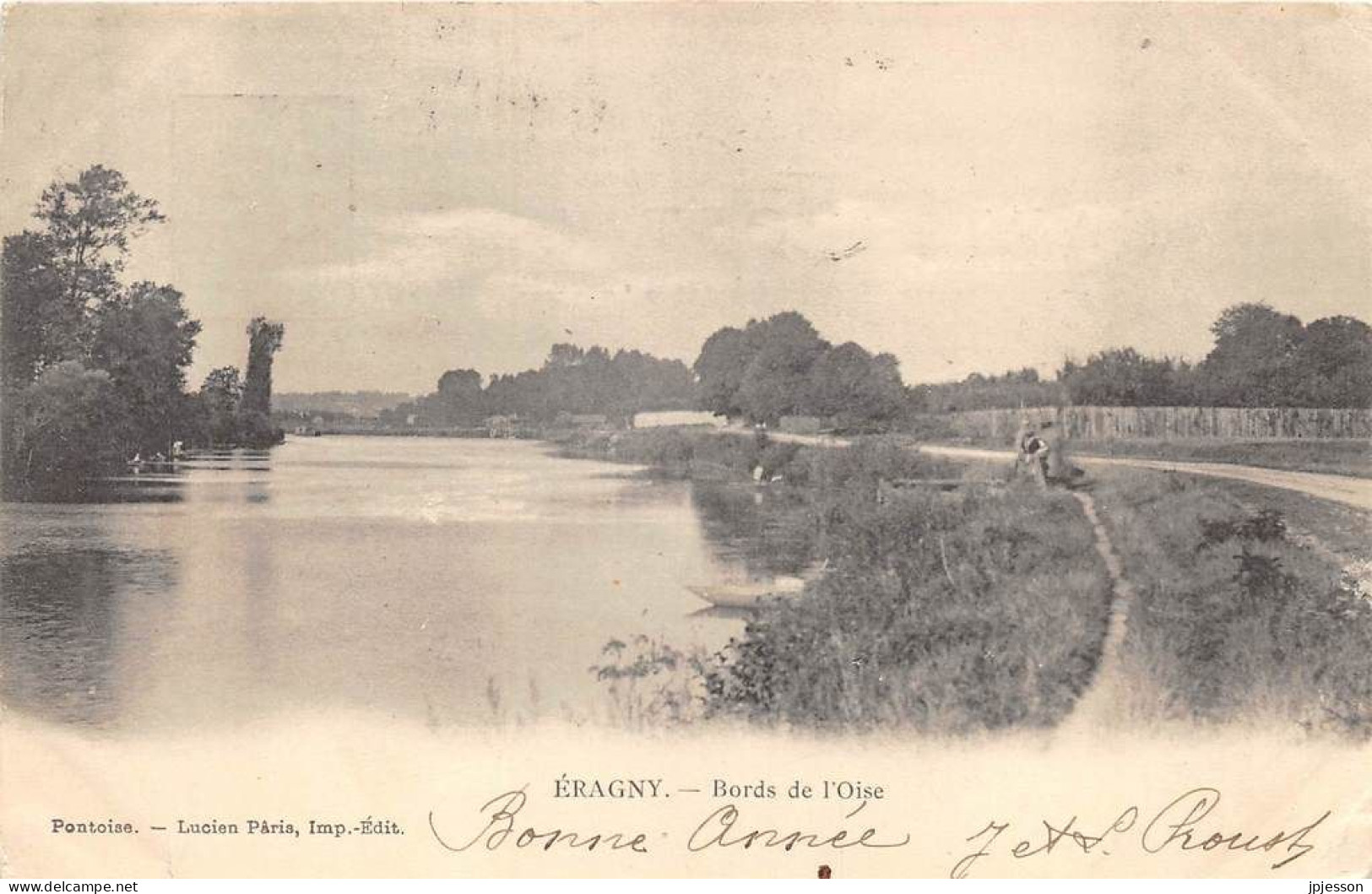 VAL D'OISE  95  ERAGNY - BORDS DE L'OISE - Eragny