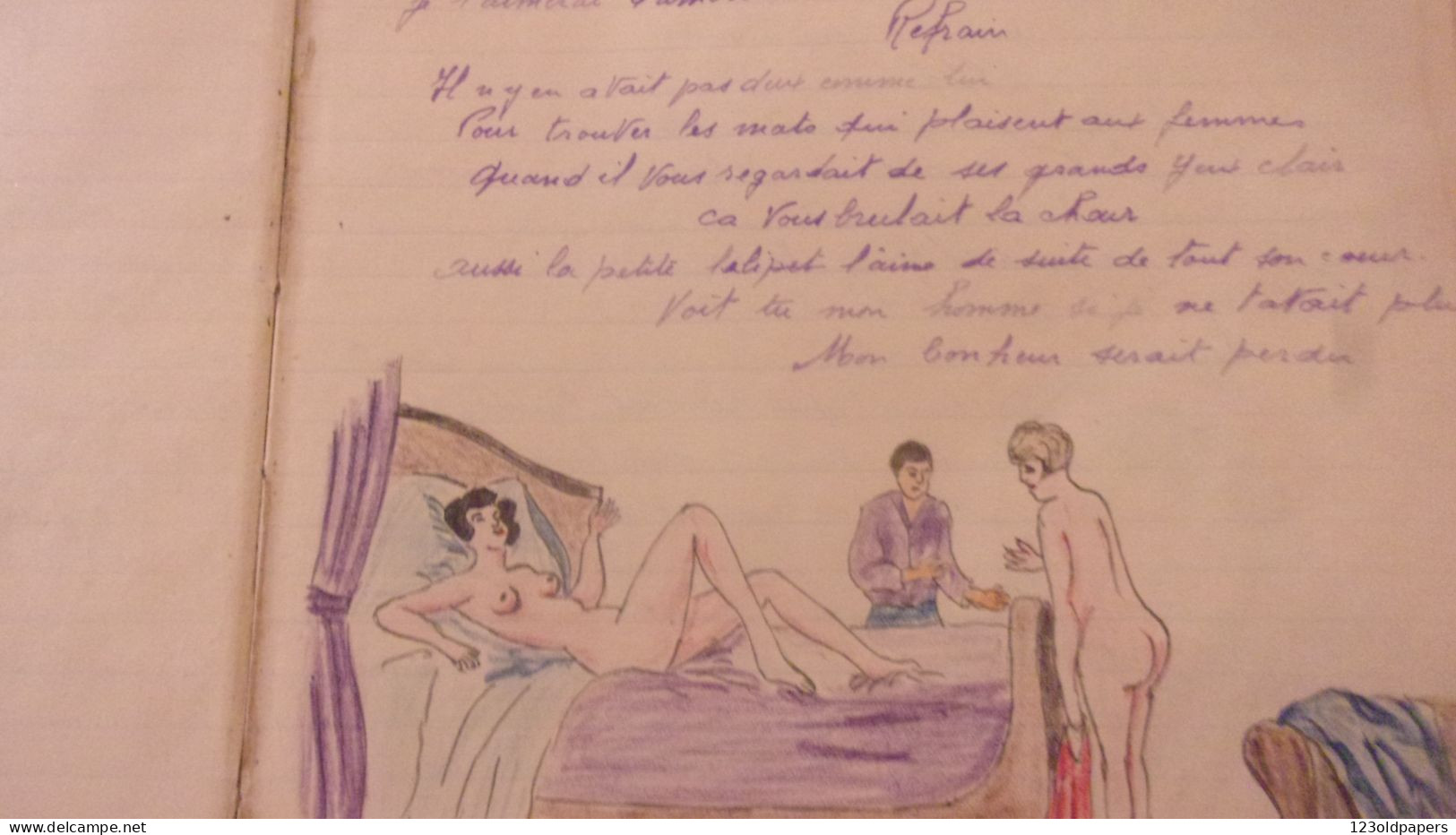 MILITAIRE ARSENAL DE TIEN TSIN Tianjin  CHANSONS CURIOSA EROTIQUE DESSINS FEMME NUE ET AUTRES 中国 Zhōngguó CHINA  CHINA - Documents