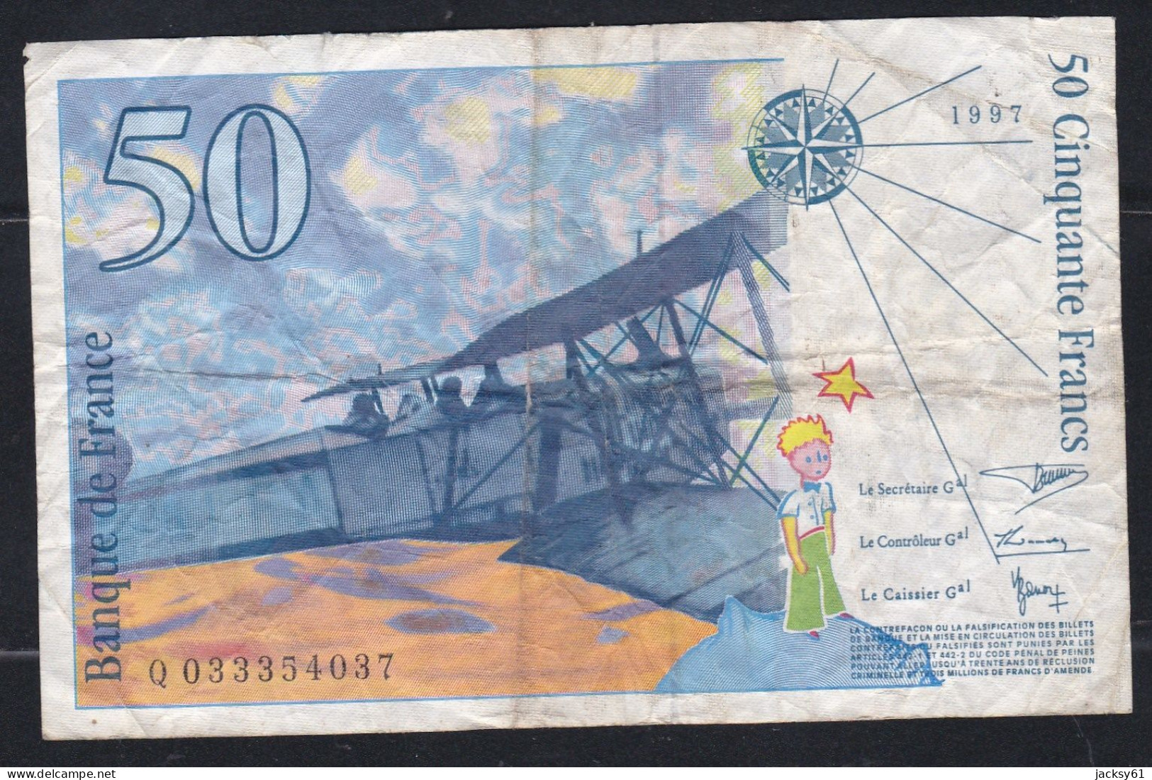 50 Francs 1997 - Sin Clasificación