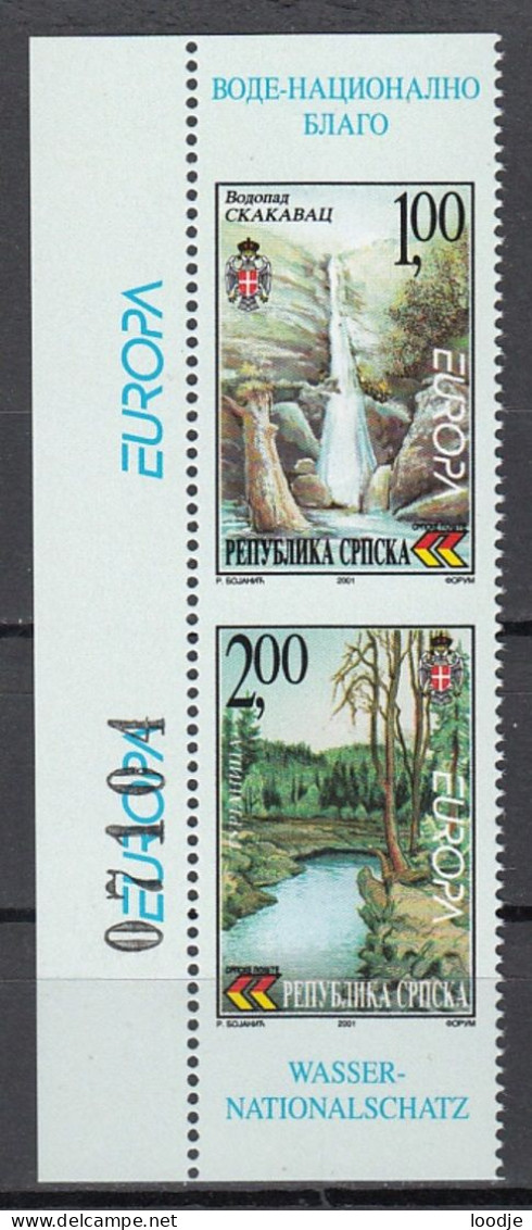 Servische Republiek Europa Cept 2001 Type C Postfris - 2001