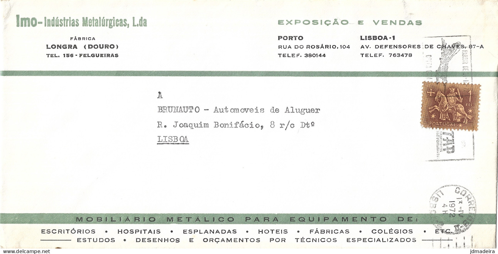 Portugal Cover A PARTIR DE 31-III-72 OPERA COM 747-B TAP Slogan Cancel - Cartas & Documentos