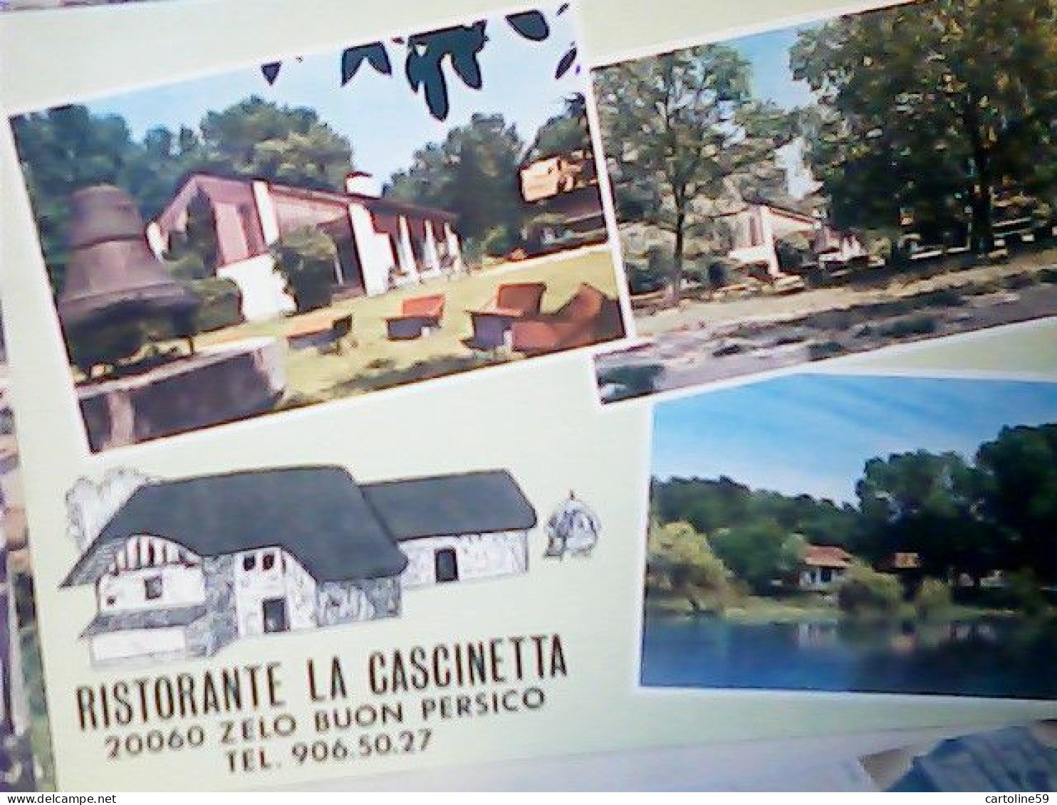 ZELO BUON PERSICO VEDUTE  , Ristorante La Cascinetta S1992 JQ4184 - Lodi