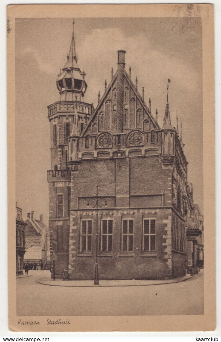 Kampen - Stadhuis  - (Nederland/Holland) - 1952 - Kampen