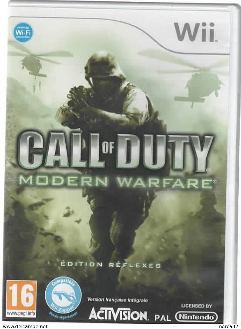 Jeu NINTENDO  WII  CALL OF DUTY  Modern Warfare  (JE2) - Wii