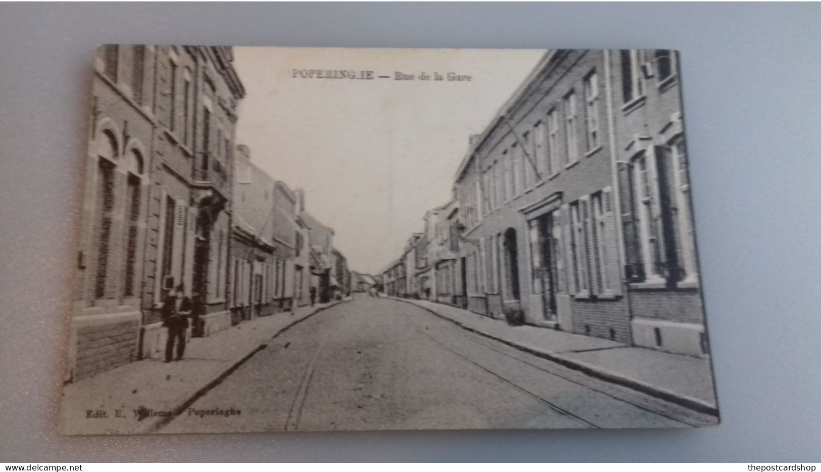 POPERINGHE RUE DE LA GARE West Flanders  BELGIUM UNUSED - Poperinge