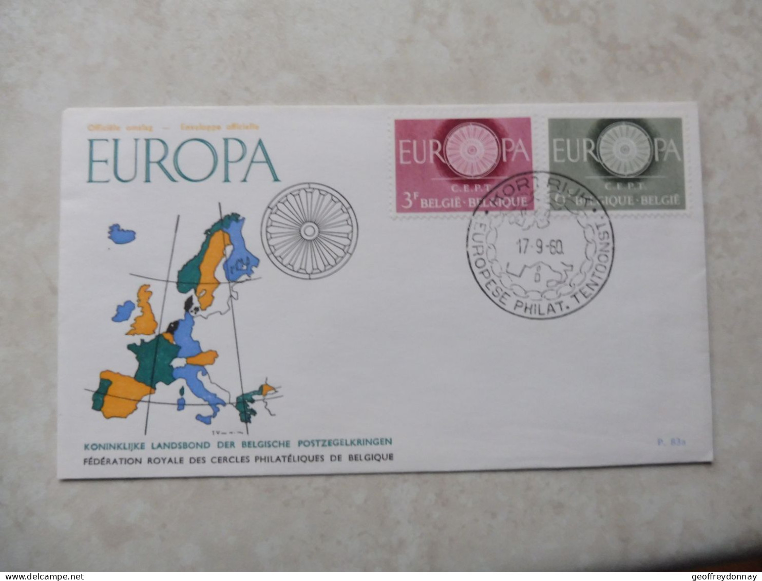 Fdc Belgique Belgie 1150/1151 Gestempelt Oblitéré Kortrijk  ( 1960 ) Europa - 1951-1960