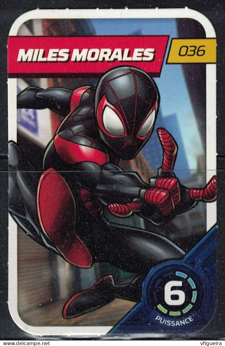 Carte E. Leclerc 2023 Marvel Défie Tes Héros Miles Morales 036 - Sonstige & Ohne Zuordnung