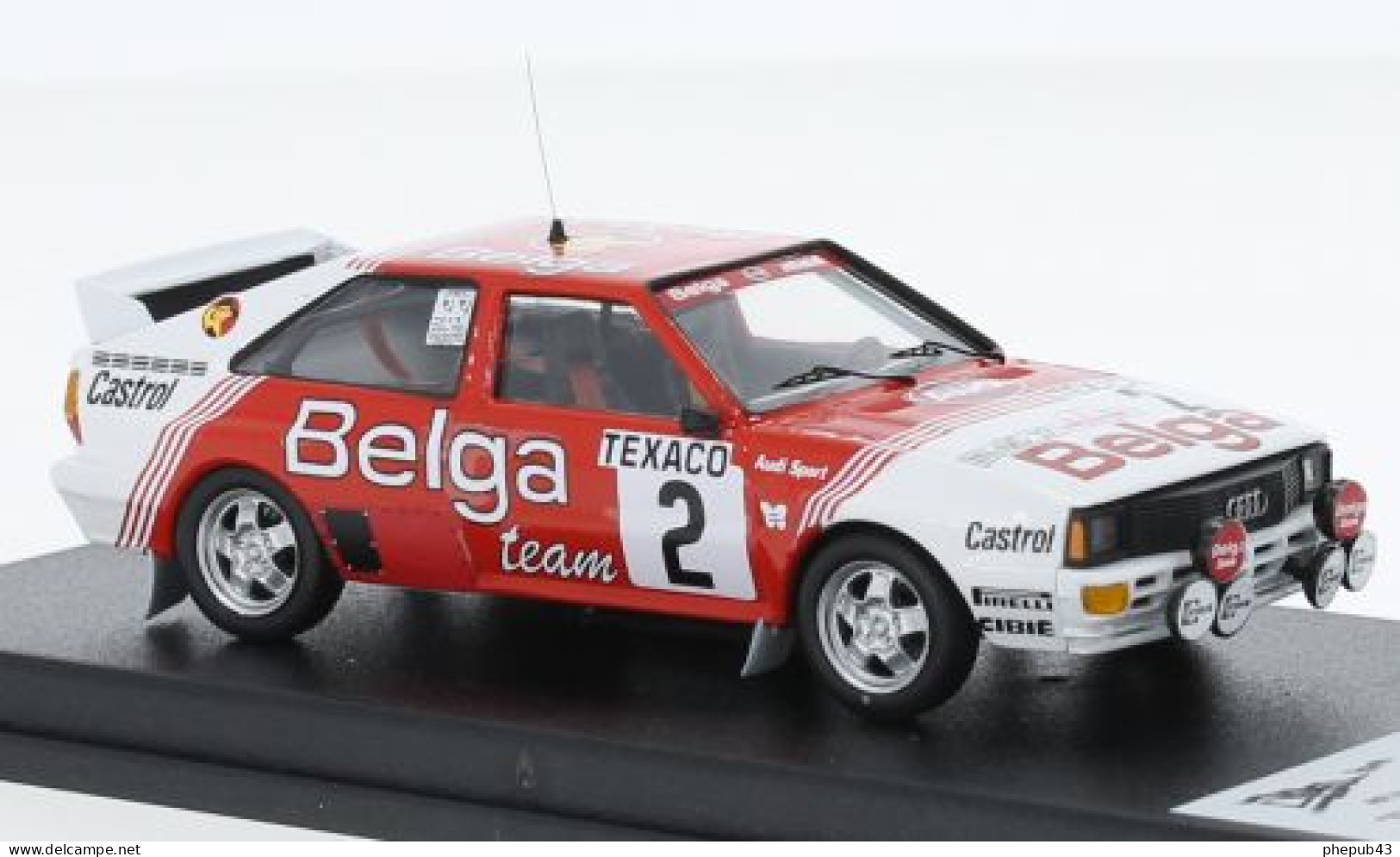 Audi Quattro - Belga - 1st Rallye Boucles De Spa 1983 #2 - Marc Duez/W. Lux - Troféu - Trofeu