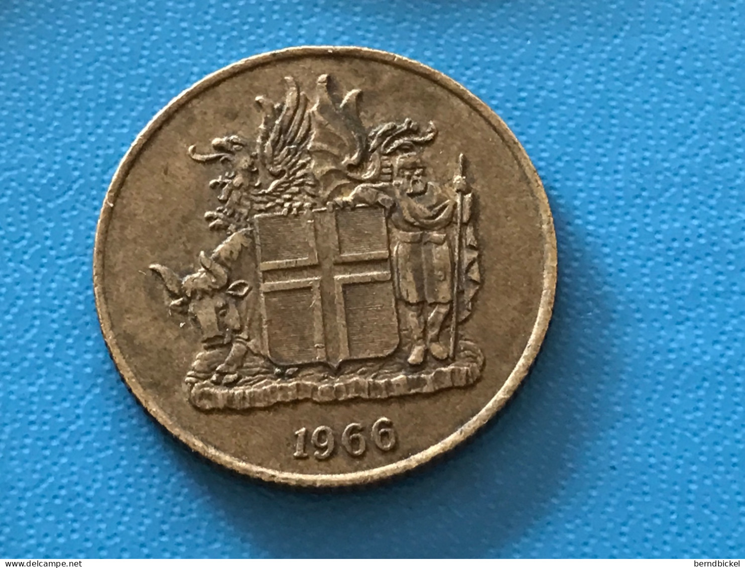 Münze Münzen Umlaufmünze Island 1 Krone 1966 - IJsland