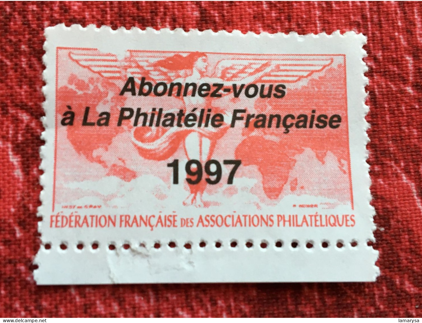 Vignette** Fédération Des Sociétés Philatéliques Françaises-Cinderella Erinnophilie-Timbre-stamp-Sticker-Bollo-Vineta - Briefmarkenmessen